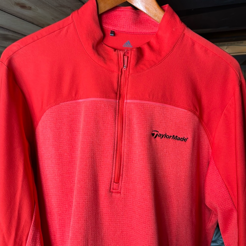 Adidas Golf 1/4 Zip with TaylorMade logo